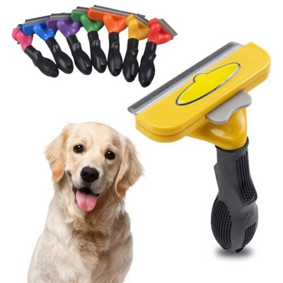 Pet Hair Removal Grooming Comb Dog Shedding Fur Remover Fluffgrab Fluff Grab Professional Brushes Cat Brush